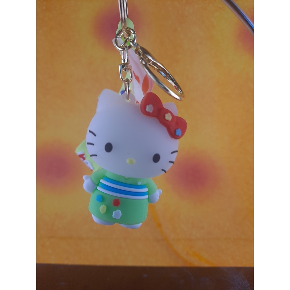 Sanrio Hello Kitty Green‎ Keychain - Bag Charm, Keyring, Backpack Gift